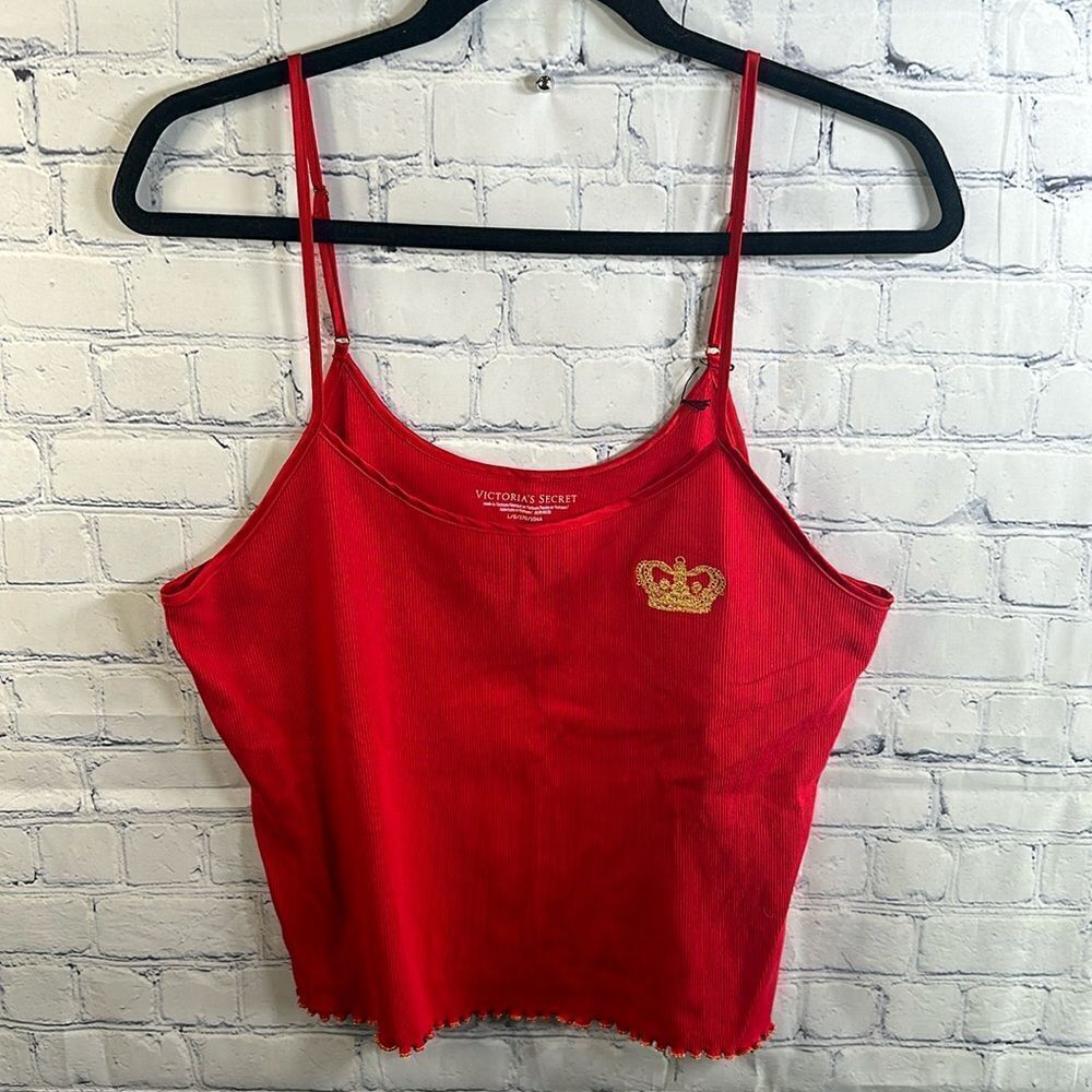 🔴 Victoria’s Secret Red Sleep Tank - Size Large